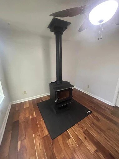 Freestanding wood stove installed by Chimney Works near Olive Branch, MS